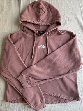 The North Face Mauve Hoodie with White Logo
